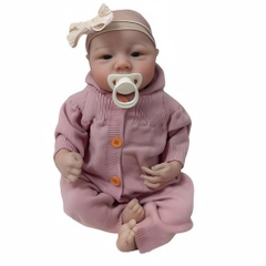 Búp Bê Thân Gòn + Thân Nhựa Mềm Mại 48 cm = 18 inch Reborn Silicon Vinyl Doll