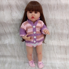 {Đủ Mẫu} Búp Bê 55 cm = 22 inch Thân Nhựa  Reborn Vinyl Doll