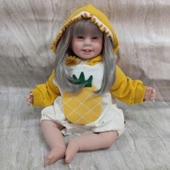 [Đủ mẫu] Búp Bê 55 cm = 22 inch Thân Gòn Mềm Mại  Reborn Silicon Vinyl Doll