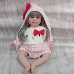 [Đủ mẫu] Búp Bê 55 cm = 22 inch Thân Gòn Mềm Mại  Reborn Silicon Vinyl Doll