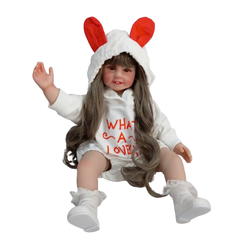 [Đủ mẫu] Búp Bê  Thân Gòn  Mềm Mại 60 cm = 24 inch Reborn Silicon Vinyl Doll
