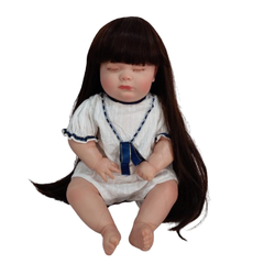 Búp Bê Thân Gòn + Thân Nhựa Mềm Mại 48 cm = 18 inch Reborn Silicon Vinyl Doll