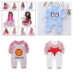 {Đủ Mẫu} Bộ Quần Áo Trẻ Em Sơ Sinh 5–8kg Váy Công Chúa, Búp Bê Tái Sinh 50–55–66cm