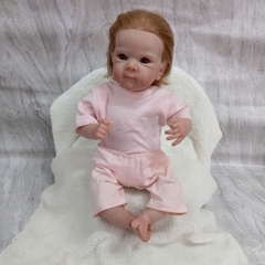 Búp Bê Thân Gòn + Thân Nhựa Mềm Mại 48 cm = 18 inch Reborn Silicon Vinyl Doll