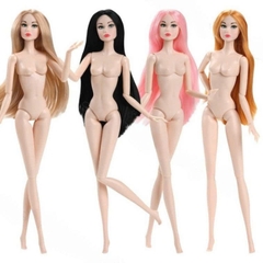 [Đủ mẫu] Búp Bê Barbie Siêu Mẫu 33cm Có Tóc – Phụ Kiện Trang Điểm Cho Bé Gái