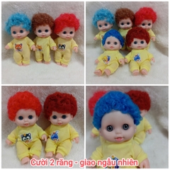 [Đủ mẫu] Búp Bê Nhựa mềm 12 cm 5 inch Vinyl reborn Baby Doll