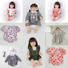 {Đủ Mẫu} Bộ Quần Áo Trẻ Em Sơ Sinh 5–8kg Váy Công Chúa, Búp Bê Tái Sinh 50–55–66cm