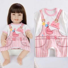 {Đủ Mẫu} Bộ Quần Áo Trẻ Em Sơ Sinh 5–8kg Váy Công Chúa, Búp Bê Tái Sinh 50–55–66cm