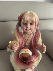 [Đủ mẫu] Búp Bê 55 cm = 22 inch Thân Gòn Mềm Mại  Reborn Silicon Vinyl Doll