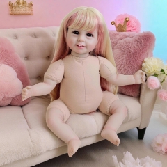 [Đủ mẫu] Búp Bê 55 cm = 22 inch Thân Gòn Mềm Mại  Reborn Silicon Vinyl Doll