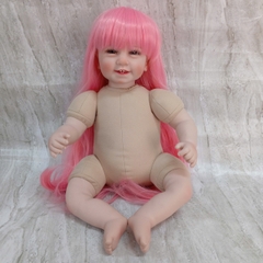 [Đủ mẫu] Búp Bê 55 cm = 22 inch Thân Gòn Mềm Mại  Reborn Silicon Vinyl Doll