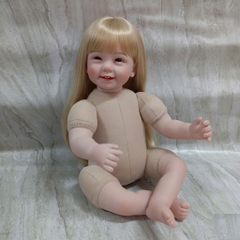 [Đủ mẫu] Búp Bê 55 cm = 22 inch Thân Gòn Mềm Mại  Reborn Silicon Vinyl Doll