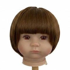 {ĐỦ MÀU} TÓC TƠ GIẢ CHỊU NHIỆT CHO BÚP BÊ TÁI SINH vòng Đầu 30 cm 50 cm = 20 inch Doll + vòng Đầu 34 cm 55 cm = 22 inch Doll, búp bê mini 20 cm (Ixdoll)