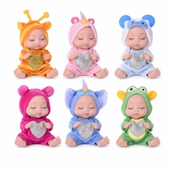 {Đủ Mẫu} Bộ 6 Búp Bê  13 cm 5 inch Em Bé Sơ Sinh Doll