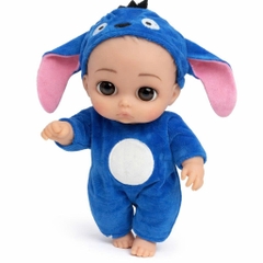 {Đủ Mẫu} Búp Bê Nhựa Cao Cấp Tái Sinh 21 cm 8 inch Mắt To 3D Reborn Vynil Baby Doll