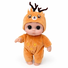 {Đủ Mẫu} Búp Bê Nhựa Cao Cấp Tái Sinh 21 cm 8 inch Mắt To 3D Reborn Vynil Baby Doll