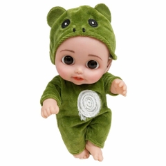 {Đủ Mẫu} Búp Bê Nhựa Cao Cấp Tái Sinh 21 cm 8 inch Mắt To 3D Reborn Vynil Baby Doll