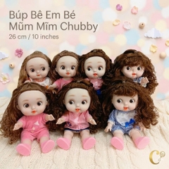 Búp Bê Em Bé Mũm Mĩm Chubby 26 cm 10 inches doll