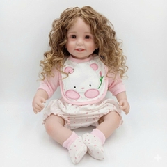 [Đủ mẫu] Búp Bê 55 cm = 22 inch Thân Gòn Mềm Mại  Reborn Silicon Vinyl Doll