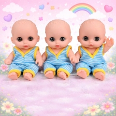 [Đủ mẫu] Búp Bê Nhựa mềm 12 cm 5 inch Vinyl reborn Baby Doll
