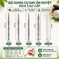 {Đủ Mẫu} Bút Bấm Massage Ấn Huyệt Bằng Thép Không Gỉ, Chẩn Đoán, Điều Trị Phản Xạ Tay, Bàn Chân, Dò Huyệt Tai, Làm Đẹp...