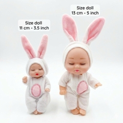 {Đủ Mẫu} Bộ 6 Búp Bê  13 cm 5 inch Em Bé Sơ Sinh Doll