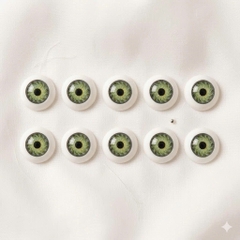 Hộp 100 pcs Phụ Kiện Mắt 3D 12 mm Nhựa Cho Búp Bê 12 cm 5 Inch Doll Động Vật Dành Cho Đồ Chơi, Làm Thủ Công