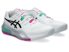 Giày Quần Vợt Nữ Asics Gel-Resolution X White | Aurora Green