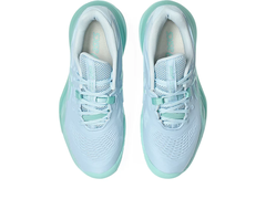 Giày Quần Vợt Nữ Asics GEL-RESOLUTION X LIGHT BLUE | OASIS GREEN