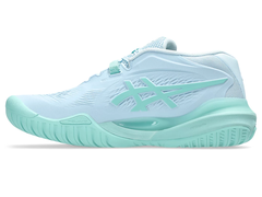 Giày Quần Vợt Nữ Asics GEL-RESOLUTION X LIGHT BLUE | OASIS GREEN