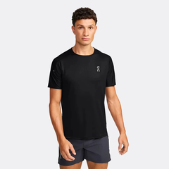 Áo Tay Ngắn Thể Thao Nam ON Running Performance-T Black | Eclipse