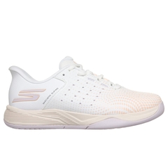 Giày Quần Vợt Nữ Skechers Go Pickleball Viper Court Reload White | Pink