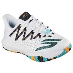 Giày Quần Vợt Nam Skechers VIPER COURT RALLY WHITE/TURQUOISE