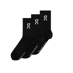 Vớ Thể Thao Unisex On Running Logo Sock High 3P ( 3 đôi ) - Đen