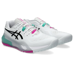 Giày Quần Vợt Nữ Asics Gel-Resolution X White | Aurora Green
