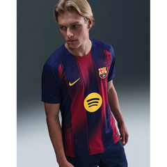 Áo Tay Ngắn Thể Thao Nam Nike FC Barcelona 2025/26 Stadium Home