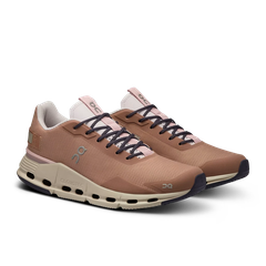 Giày Chạy Bộ Nữ On Running Cloudnova Form Rose | Brown - OUTLET