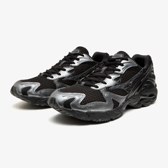 Giày Sneaker Unisex Mizuno Wave Rider 10 Sport Black/Black Sand/Metallic Gray