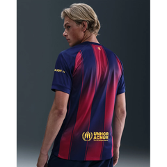 Áo Tay Ngắn Thể Thao Nam Nike FC Barcelona 2025/26 Stadium Home