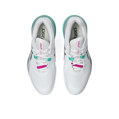 Giày Quần Vợt Nữ Asics Gel-Resolution X White | Aurora Green