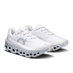 Giày Chạy Bộ Nữ On Running CloudMonster White | Glacier