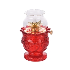 Đèn Dầu Thủy Tinh Cao Cấp 039 - đèn thờ cúng gia tiên, thờ Phật