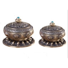 Lư đốt trầm mật tông - lư xông trầm tám cát tường