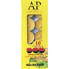 10 viến nến bơ thực vật hàng chuẩn cháy 4h - nến viên cao cấp xinxin hong