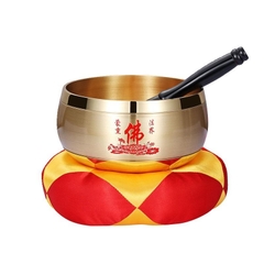 Chuông Viền  Khắc Chữ Phật - Chuông  Vành Pháp Khí Phật Giáo