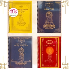Combo 6 Cuốn Sổ Tay Chép Kinh In Mờ - trọn bộ vở chép kinh