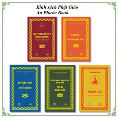 Sách - Kinh Mini Địa Tạng Bổn Nguyện, A Di Đà, Dược Sư, Pháp Cú, Sám Hối, Phổ Môn, Vô Lượng Thọ-Trọn Bộ Mini Bìa Cứng