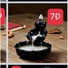 Thác Xông Trầm Tiểu cảnh Mini cá Koi - quà tặng phong thủy