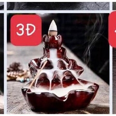 Thác Xông Trầm Tiểu cảnh Mini cá Koi - quà tặng phong thủy