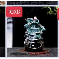 Thác Xông Trầm Tiểu cảnh Mini cá Koi - quà tặng phong thủy